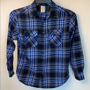 NWOT Kids Flannel Button Down